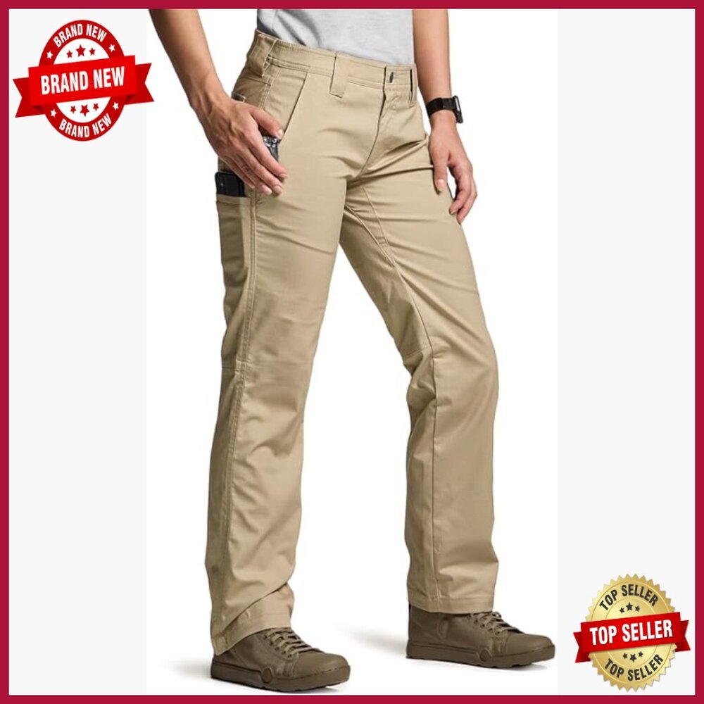 Women's Tactical Work Pants Flex Stretch Cargo Water Resistant Ripstop